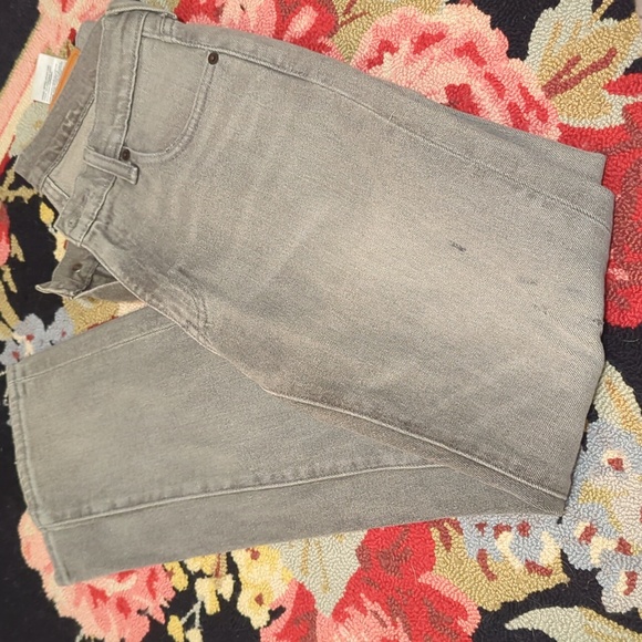 Levi's 505 C Straight Leg Gray Distressed Jeans 26x30 - Picture 4 of 7